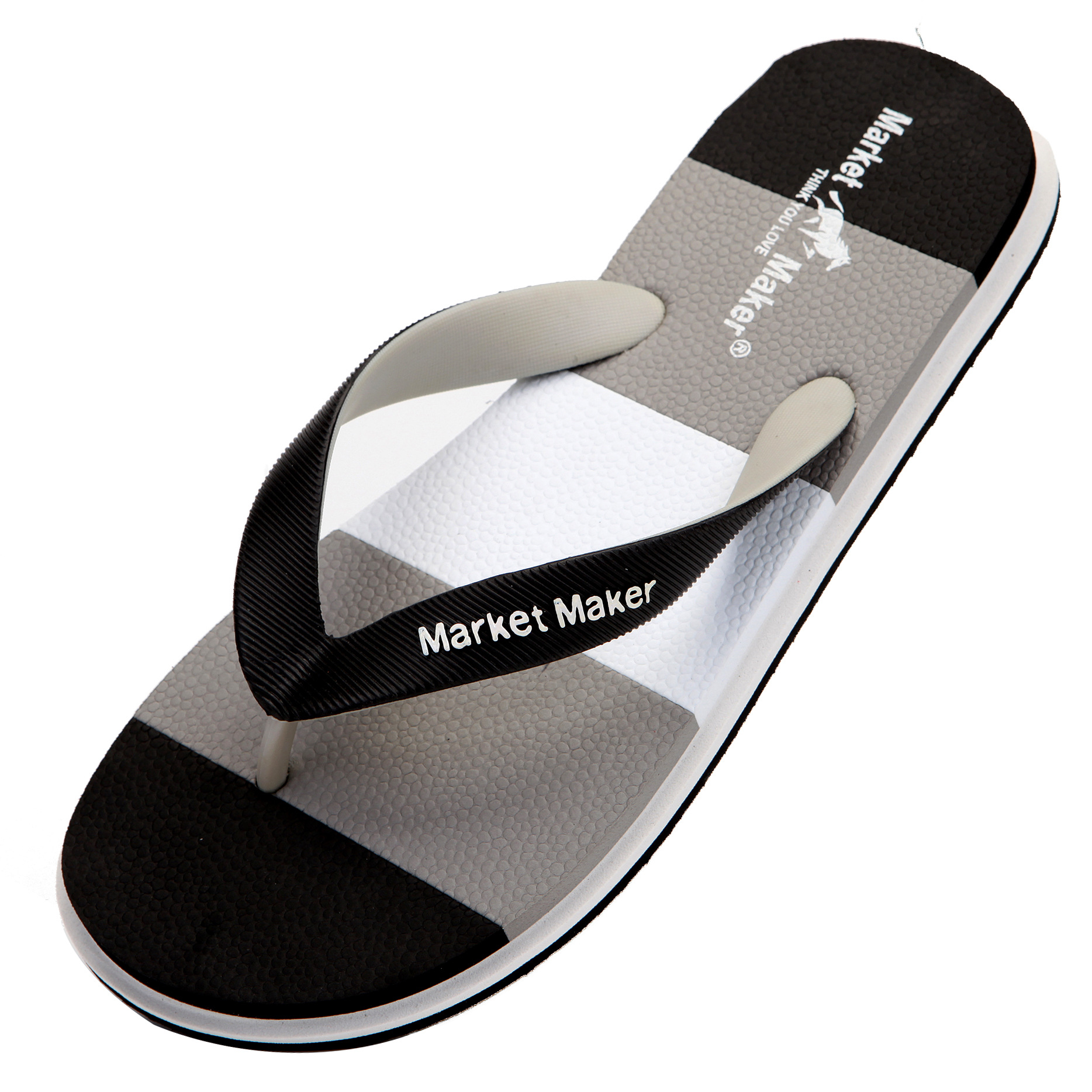 New stylish outdoor slippers men beach slide sandals flip-flops...