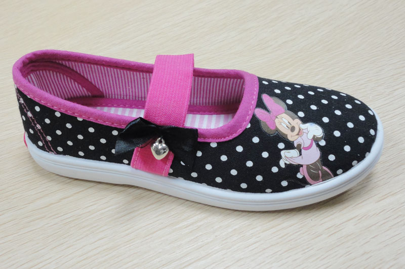 New Slip-on Elastic Kids Canvas Shoes
