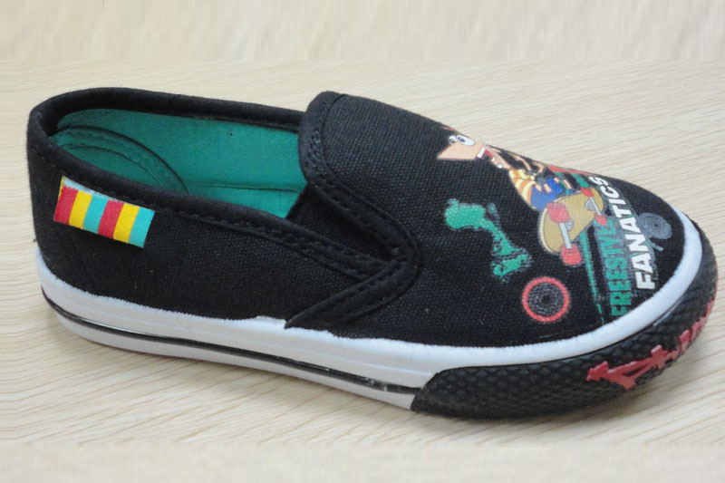 Slip-on Elastic Kids Canvas Shoes
