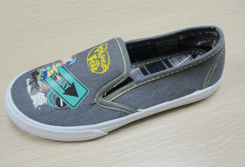 New Slip-on Elastic Kids Canvas Shoes
