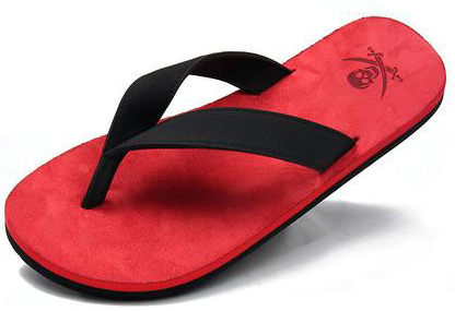 RED  Men's EVA Slipper,beach shoes ,Flip Flop shoes

