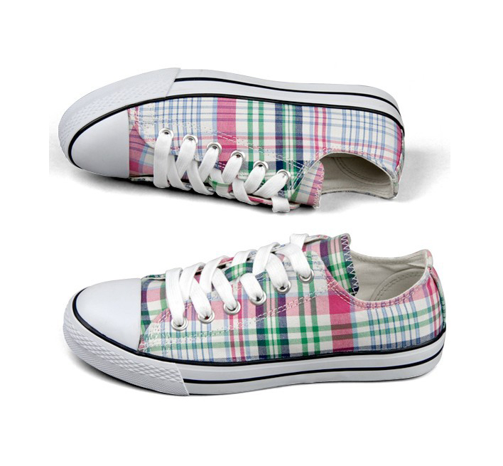 Women leisure canvas shoes / euramerican quadrille/Vulcanized...