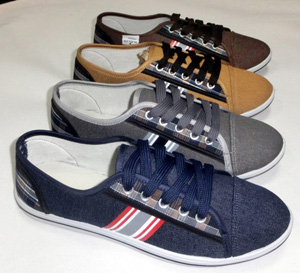 Latest men's leisure lace canvas Shoes