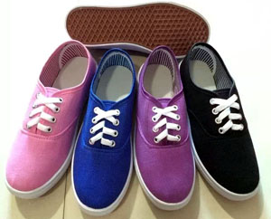 Latest style pure color bandage all match leisure canvas Shoes