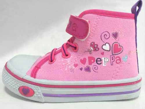 Latest Mid cut kids canvas shoes
