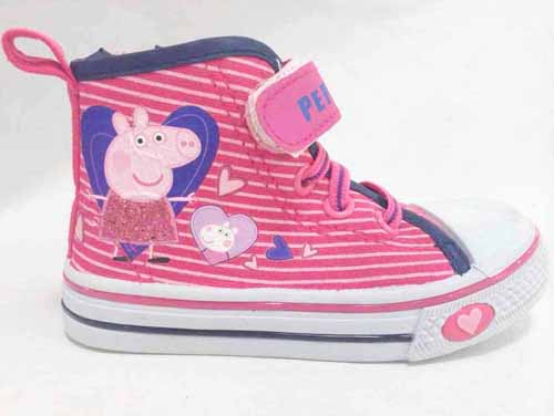 Latest Mid cut kids canvas shoes 
