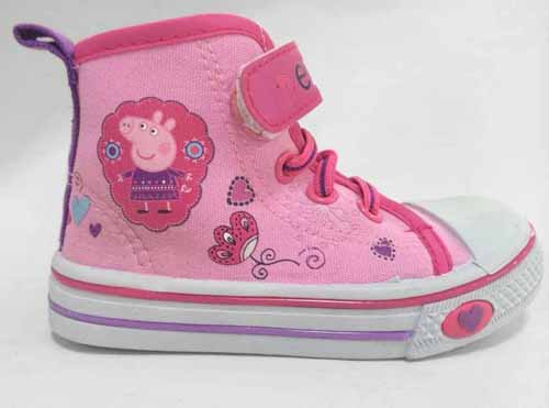 Latest Mid cut kids canvas shoes 
