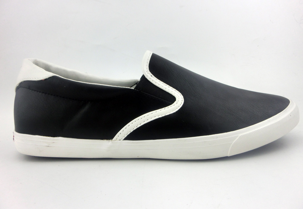 New style Men Slip on PU Vulcanized shoes