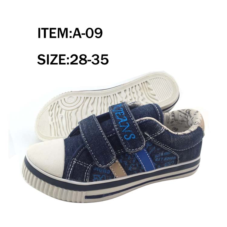 New style fashion comfortable lace up  canvas children shoes