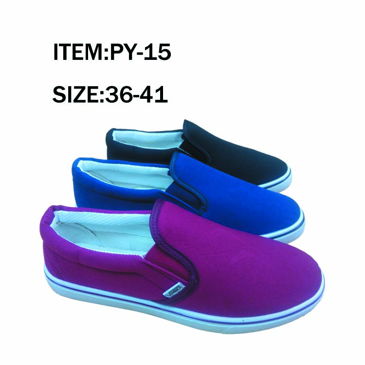 New style fashion comfortable canvas slip-on women shoes