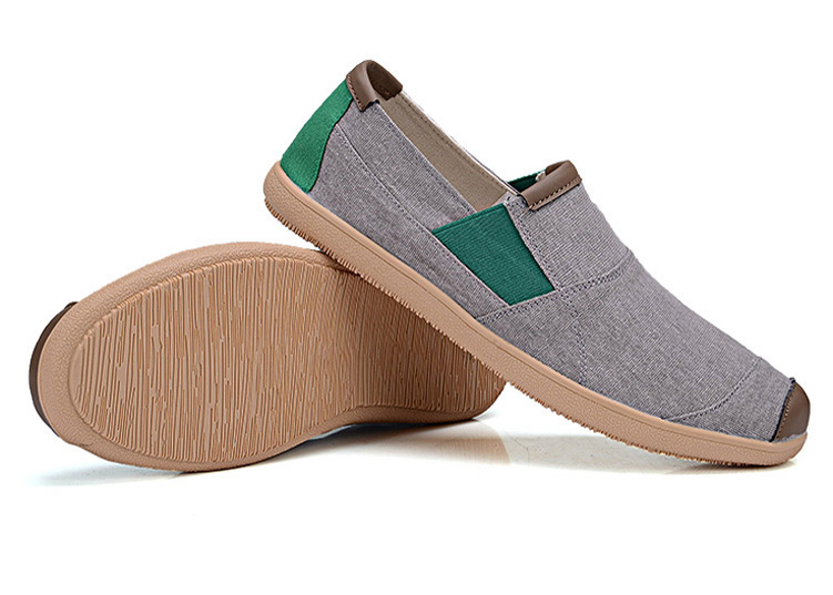 New style fashion men's slip-on canvas shoes