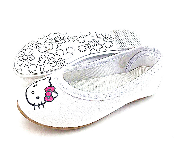 New style fashion comfortable canvas children flats shoes