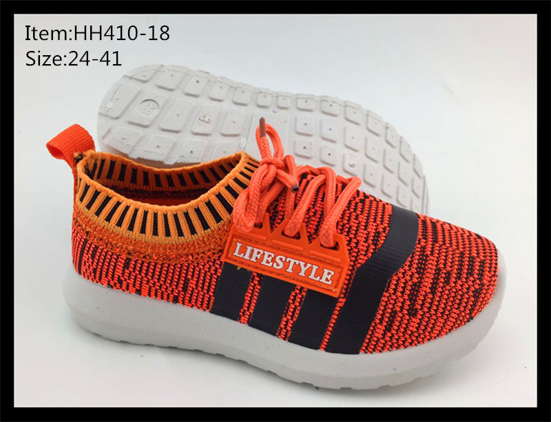 Fashion injection sport shoes fly woven shoes comfort shoes 