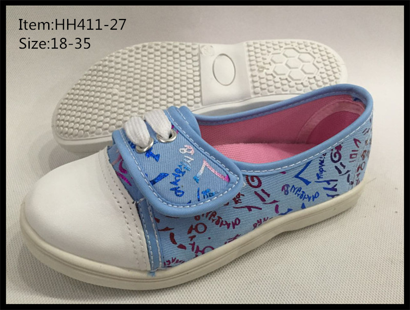Latest design  injection canvas shoes  leisure shoes children...