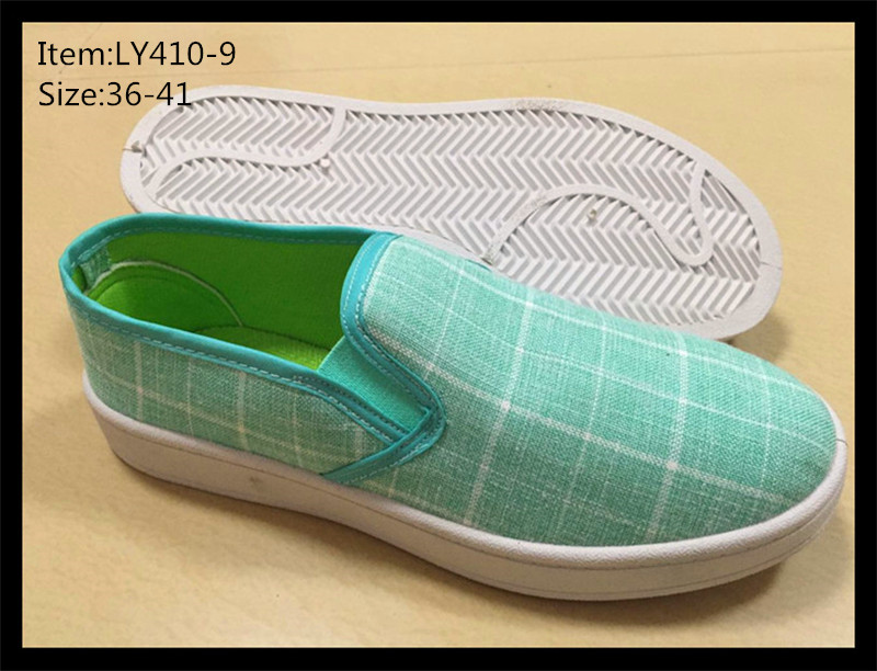 Latest design  injection canvas shoes  comfort shoes slip-on...