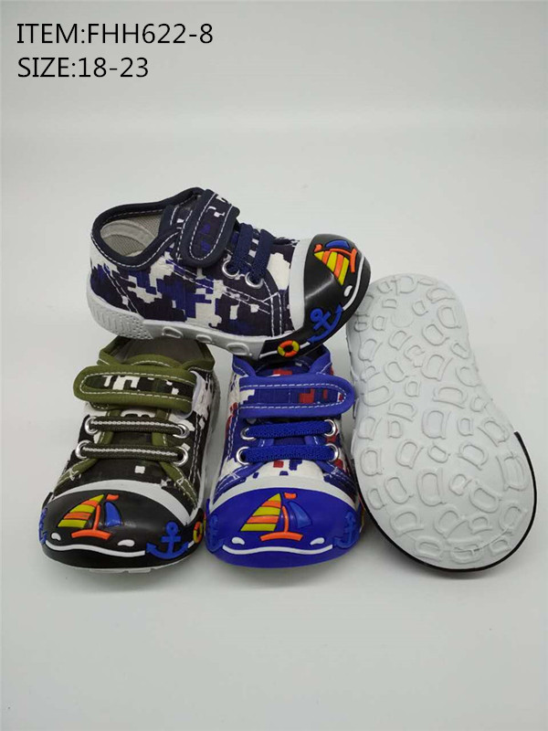 New style injection baby canvas shoes leisure shoes