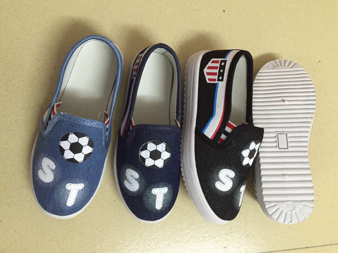 Latest designs of children denim shoes causal shoes (FPY1014...