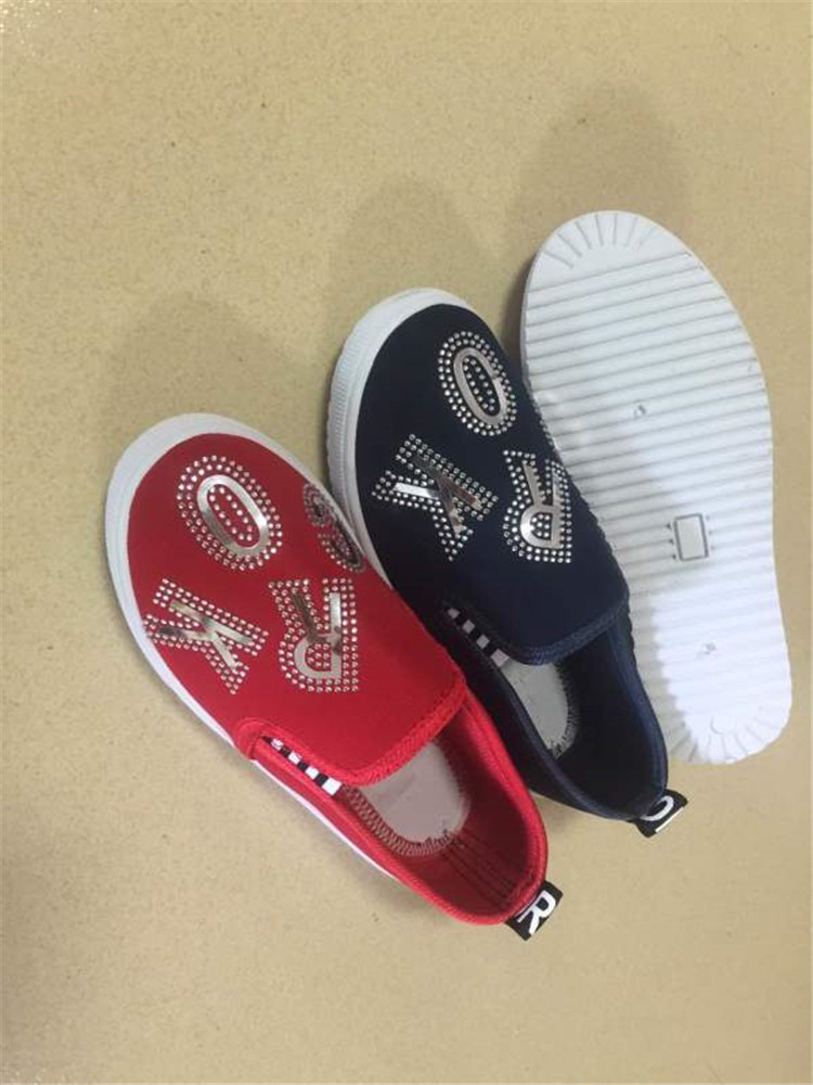 Latest designs of  children injection casual shoes slip-on shoes...