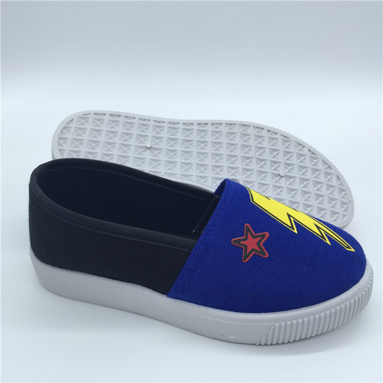 Hot sale  of injection canvas shoes slip-on shoes(FZL1024-11...