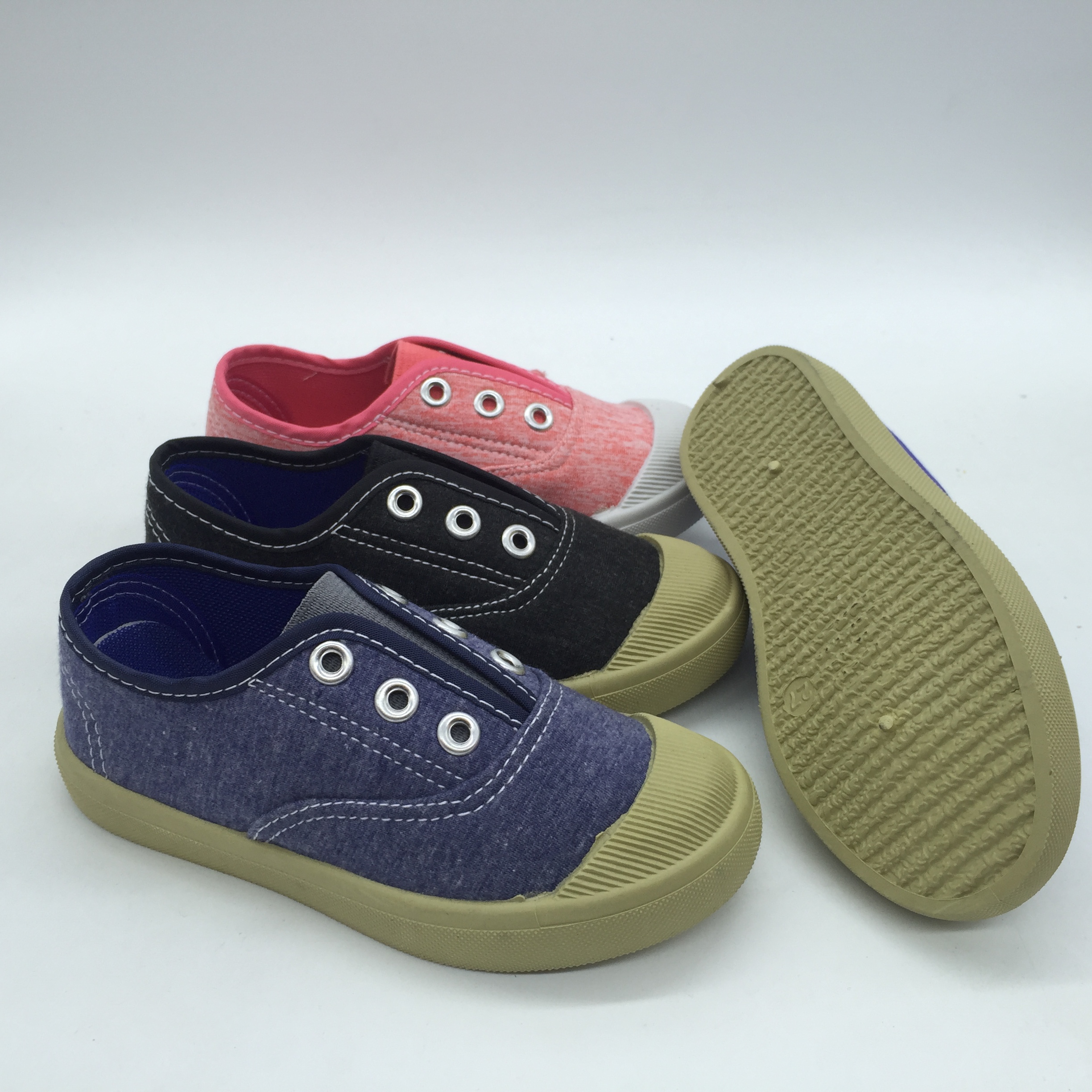 Hot sell injection canvas shoes kids leisure shoes（HH0425-6...