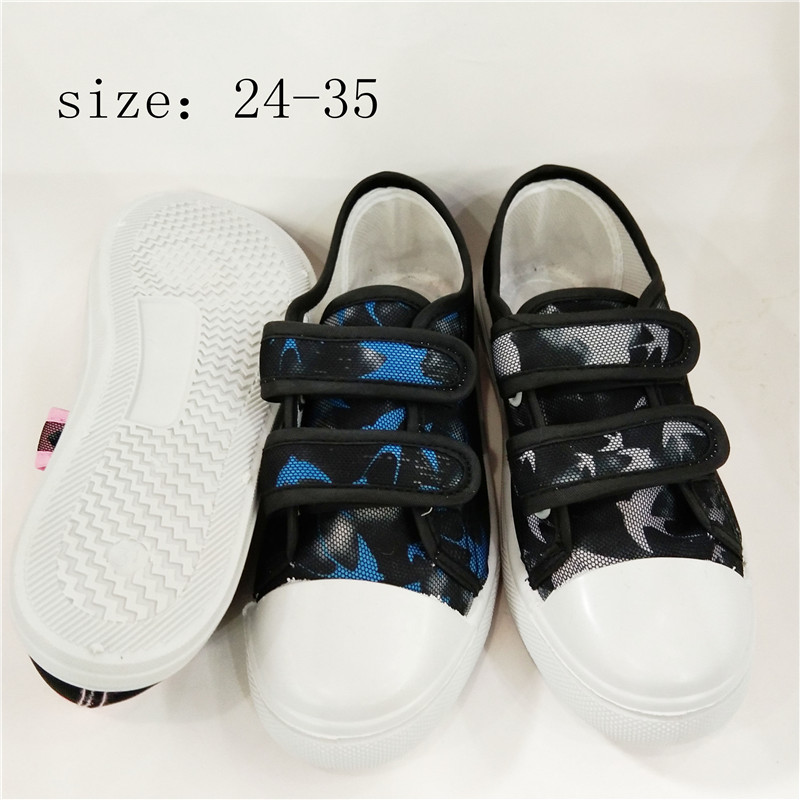 Latest design children casual shoes canvas shoes (HH19517-7)...