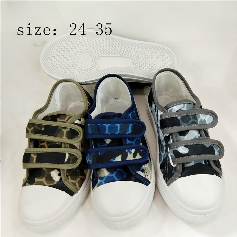 Latest design children casual shoes canvas shoes (HH19517-14...