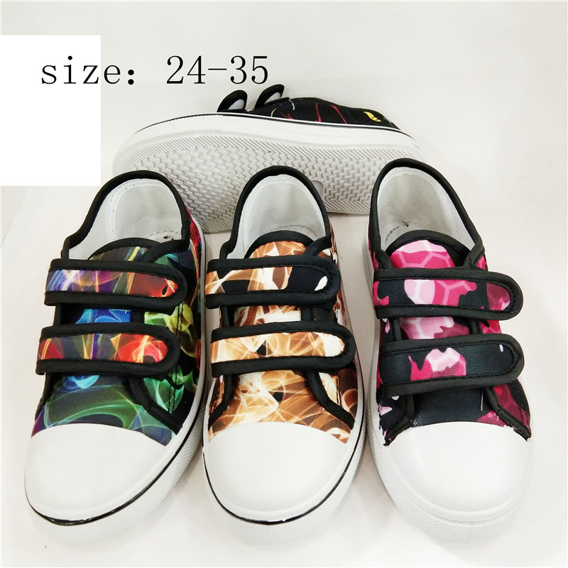 Latest design children casual shoes canvas shoes (HH19517-15...