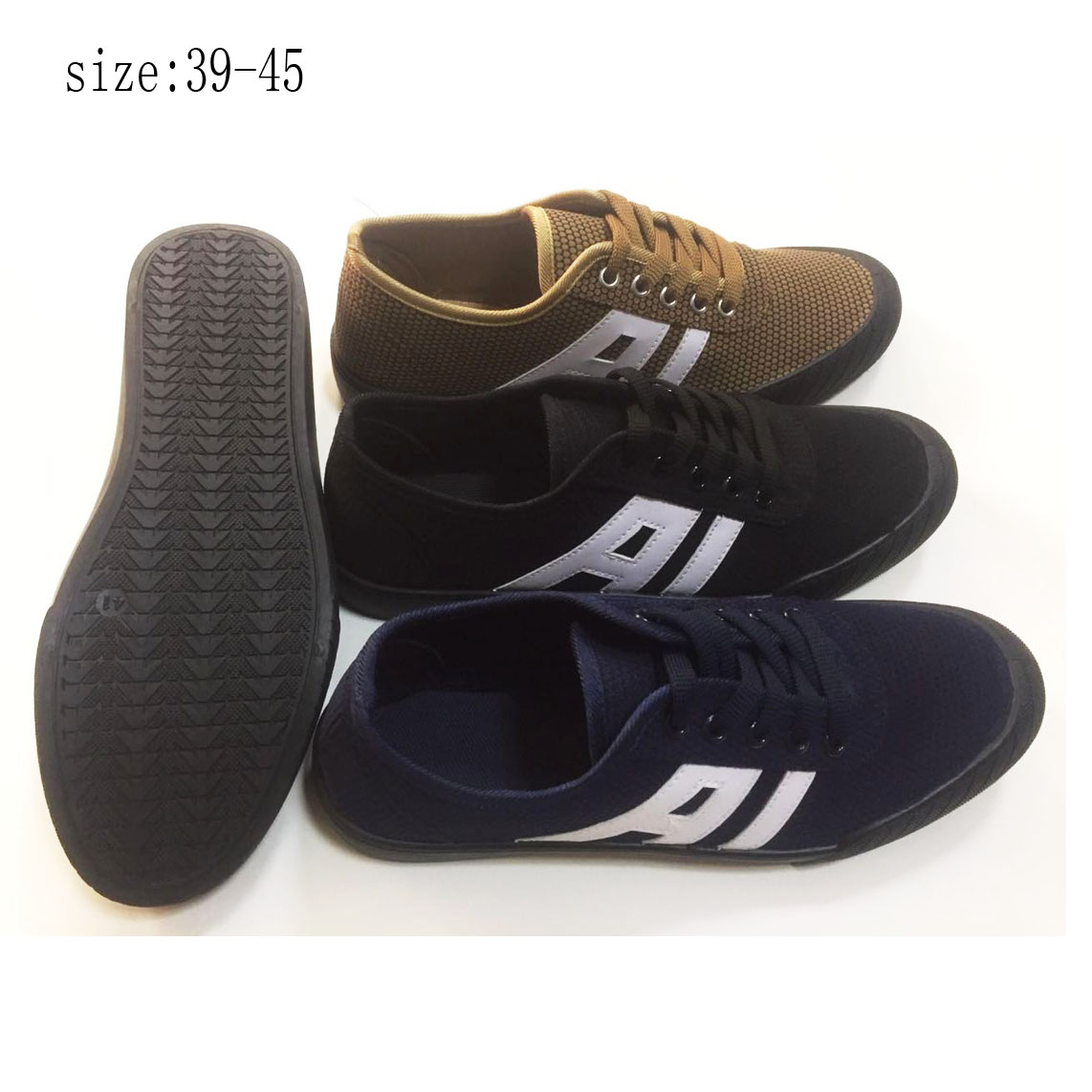 New design men casual shoes canvas shoes footwear (ZL19517-1...