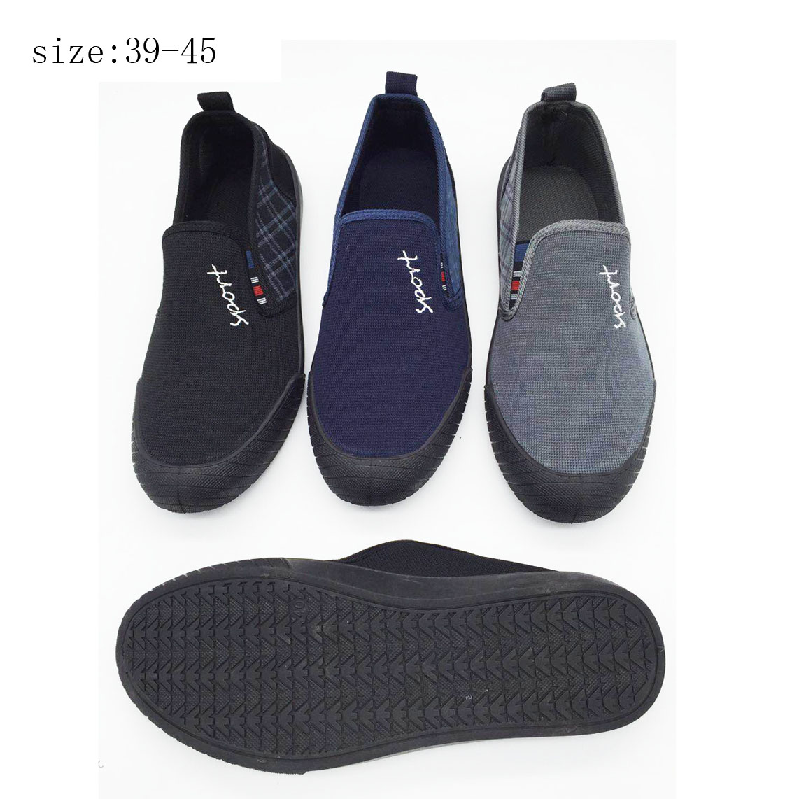 New design men casual shoes canvas shoes footwear (ZL19517-5...