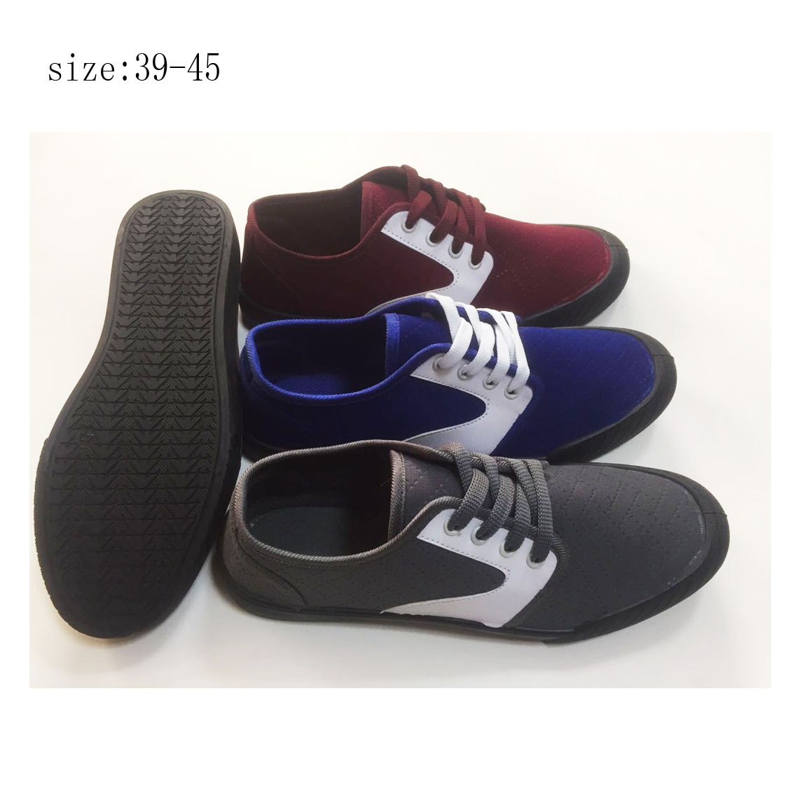 New design men casual shoes canvas shoes footwear (ZL19517-12...