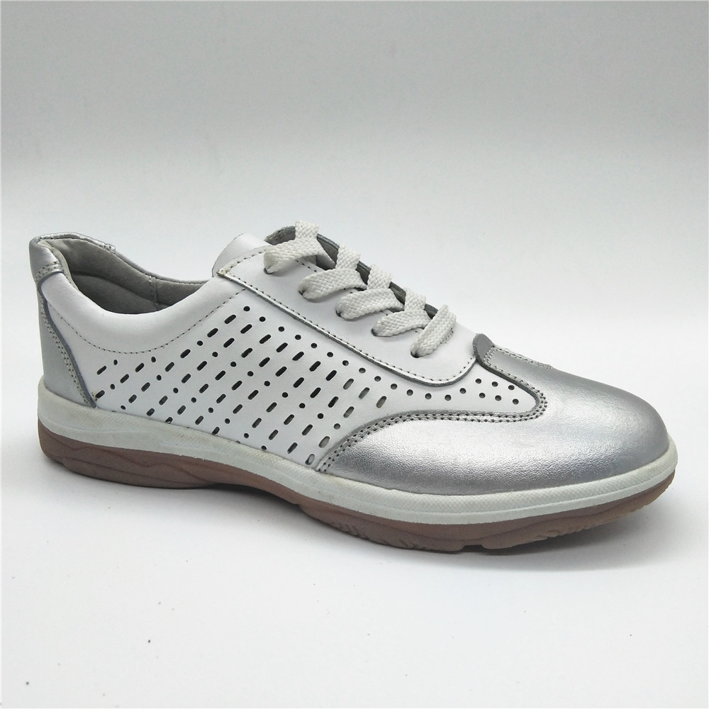 Hot sale fashion women casual shoes sport shoes leather shoes...