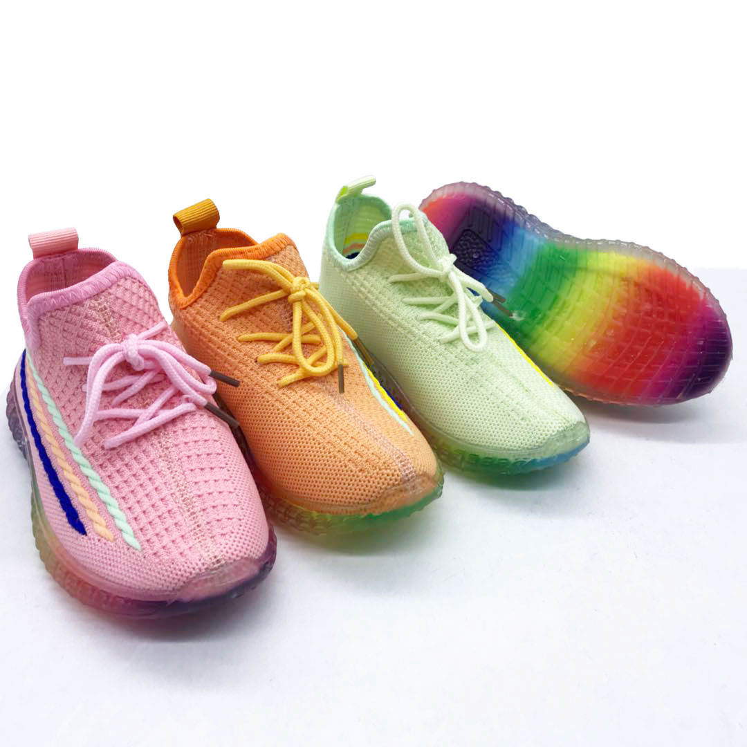 Hot Sale children fashion casual sport running shoes with Customi...