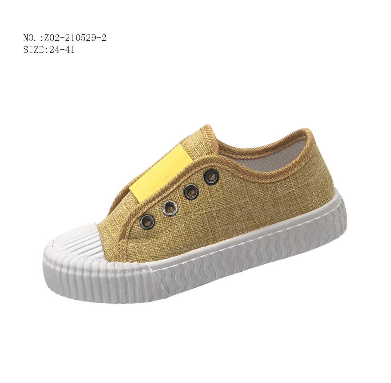 New style custom children injection flat casual canvas shoes...