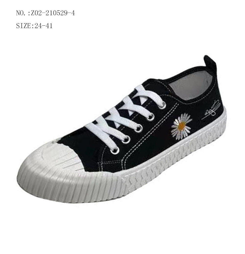 Hot sale custom children injection flat casual canvas shoes 1...