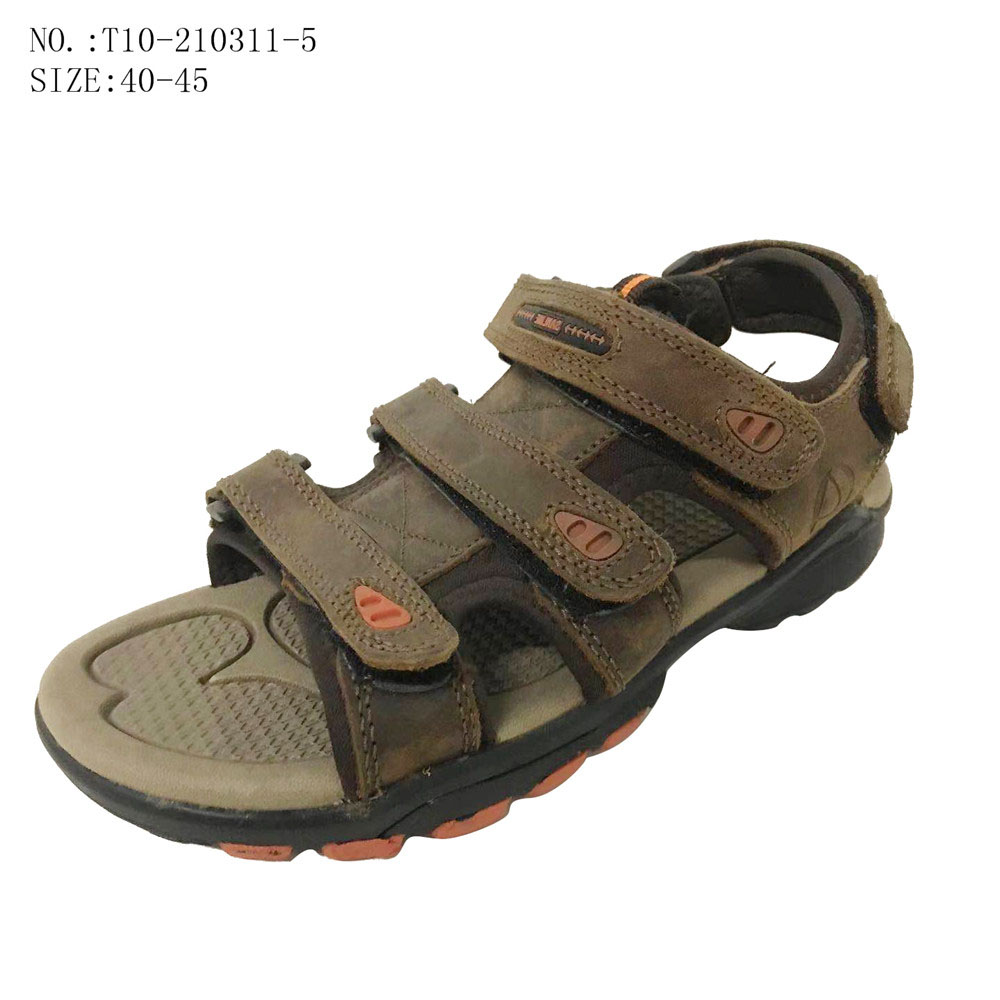 New style custommen outdoor leather shoes beach sandals 1. ITEM...