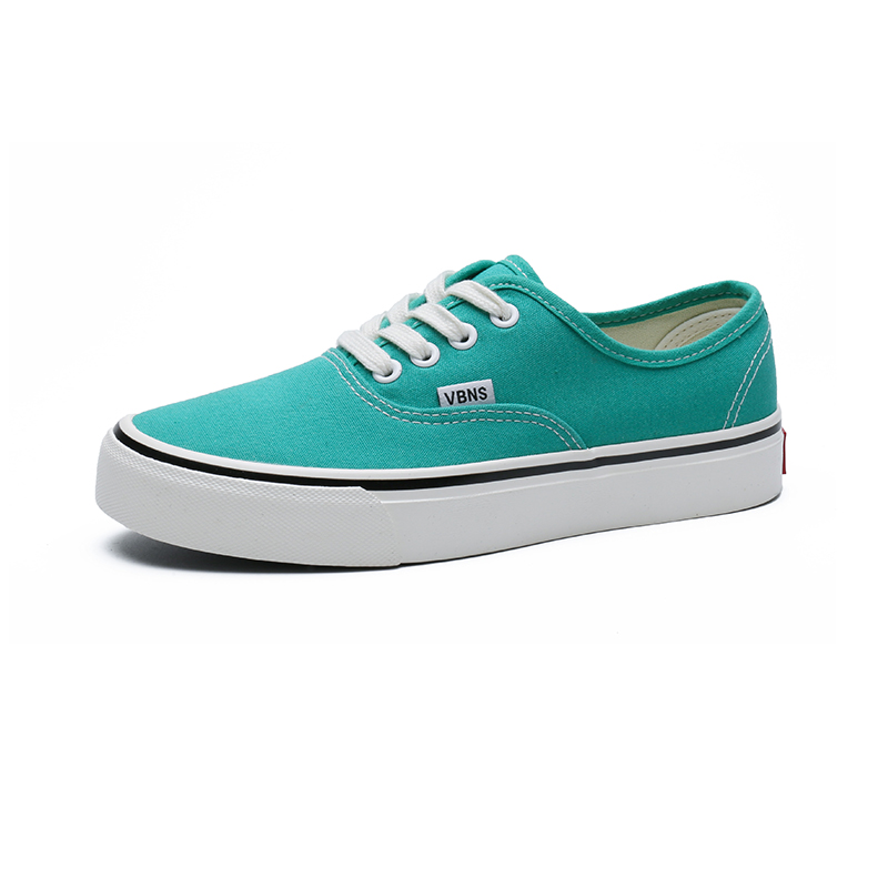 Hot sale green school vulcanized shoes casual canvas shoes for...