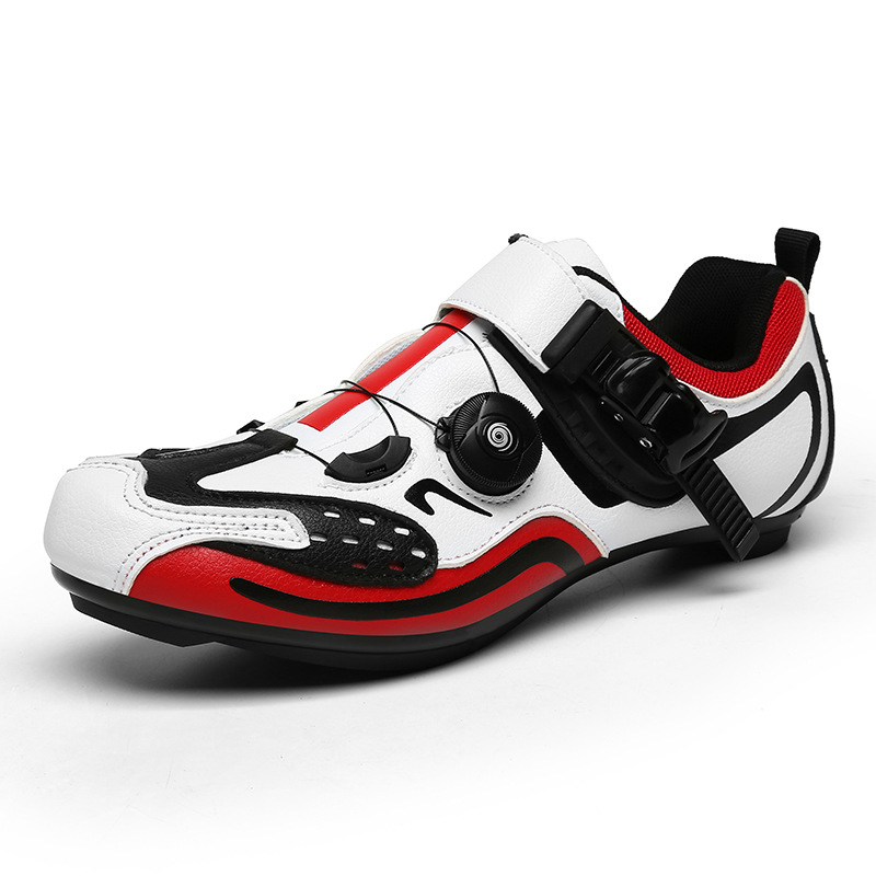 New Men and Women Cycling Shoes Road Bike Mesh Quick Lace St...