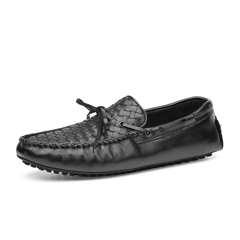 Fashionmen slip on loafers Casual driving shoes businessWorkLeath...