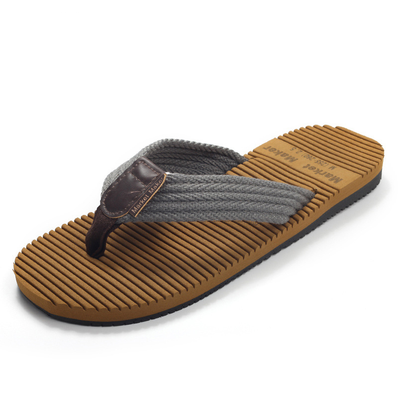 Hot sale outdoor men beach Slippers flat sandals Flip Flops for...