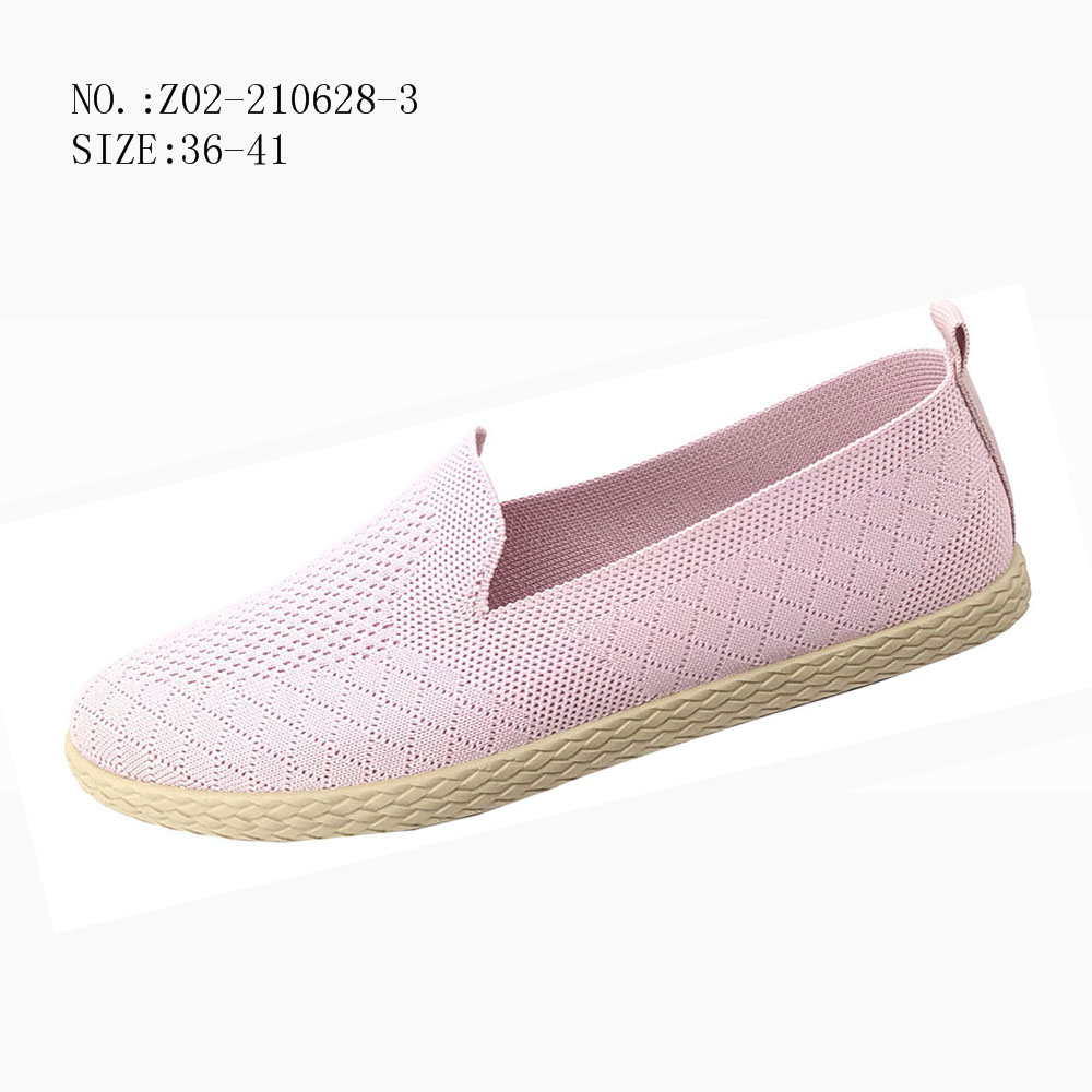 New style flyknit women slip on sports flat casual shoes( Z02...