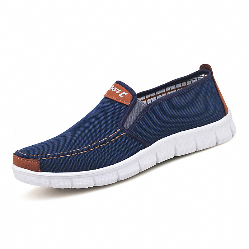 Hot stylefashion mesh casual slip on canvas shoes for men 1....