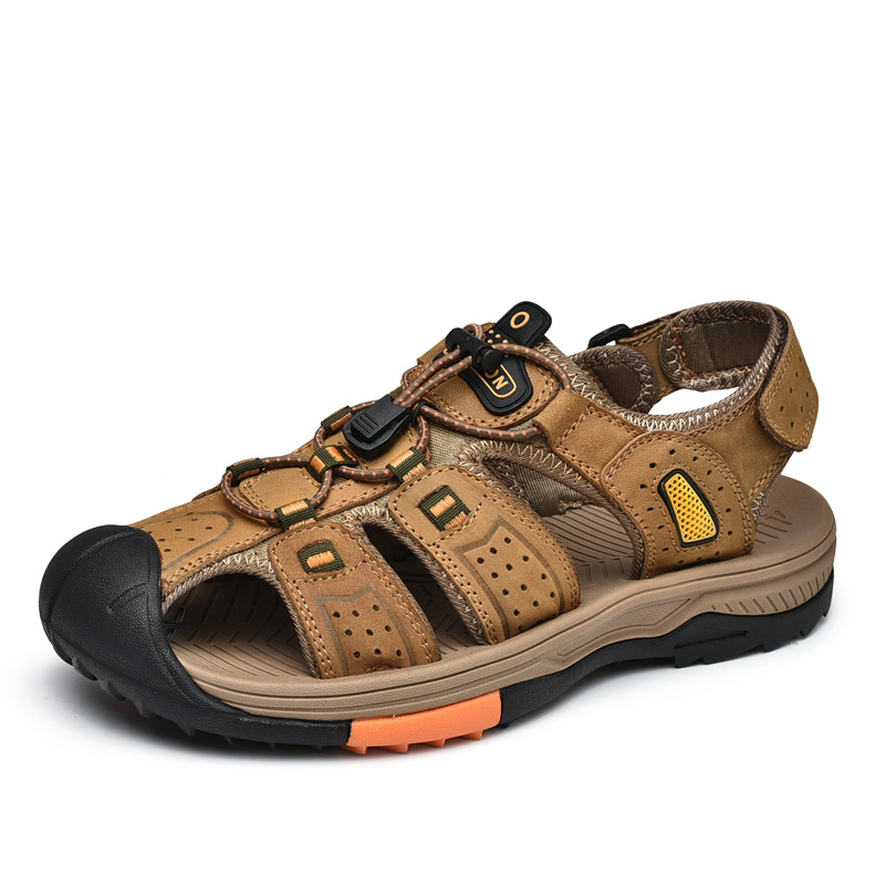 New design fashion menoutdoorleatherbeach sandals shoes 1. ITEM...
