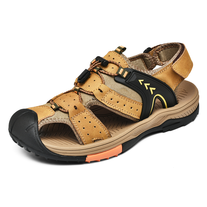New style fashion menoutdoorleatherbeach sandals shoes 1. ITEM...