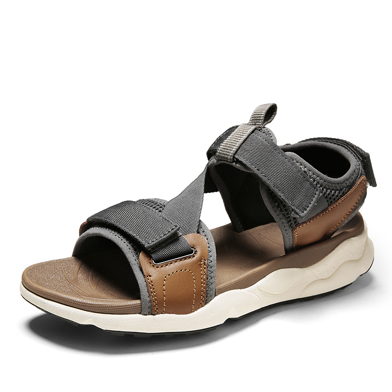 High quality fashionoutdoor menshoesleather beachsandals for...