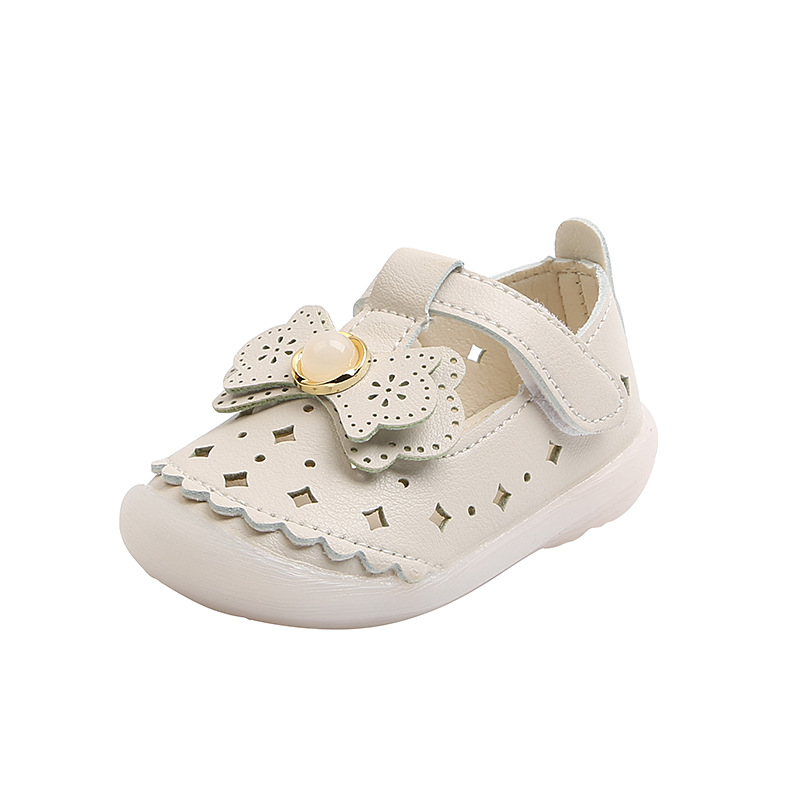 New Style Bowknot Girls Casual Shoes Children Baby Leather Shoes...