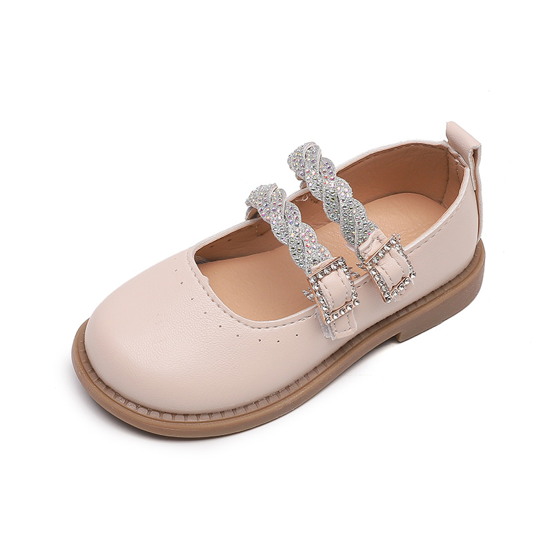 High Quality Girls School Shoes Children Shiny Leather Flat Bab...