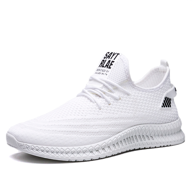 Hot sellingbreathableflyknit men casual fashion sports sneakersho...