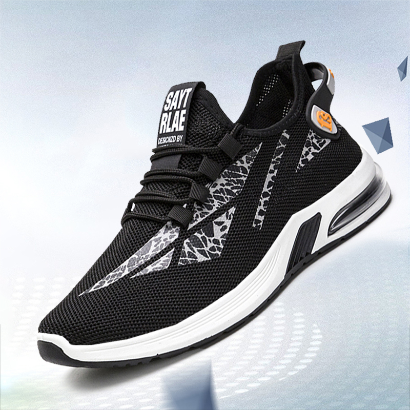 Hot seller breathable flyknitmen sneakerfashion sports casualshoe...