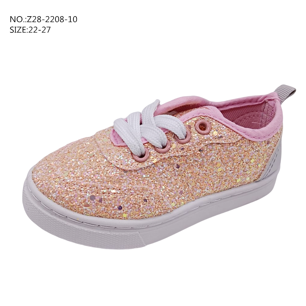 Spring new sequin girls shoes Low top non-slip childrens sports...