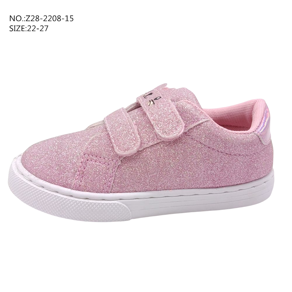 Spring new sequined girls shoes low-top non-slip childrens sports...
